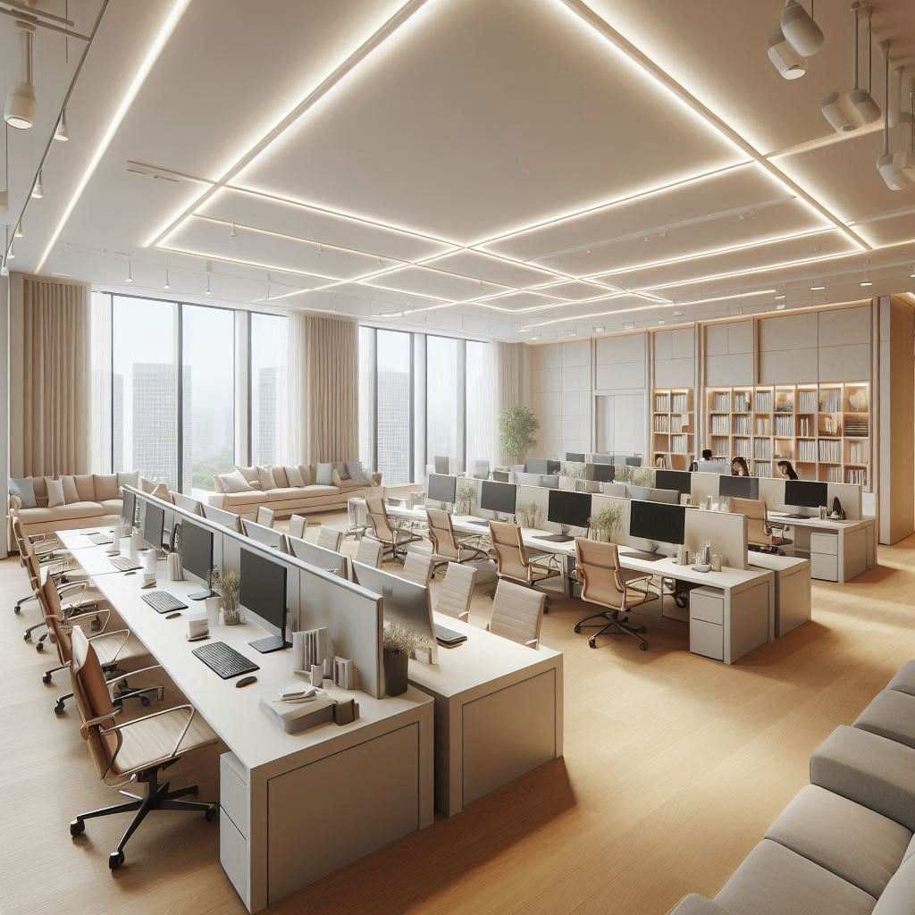 写字楼办公前台接待区规划因库存盘点临时开展受阻时律师事务所该调用哪些资源